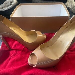 Nude Christian Louboutin shoes